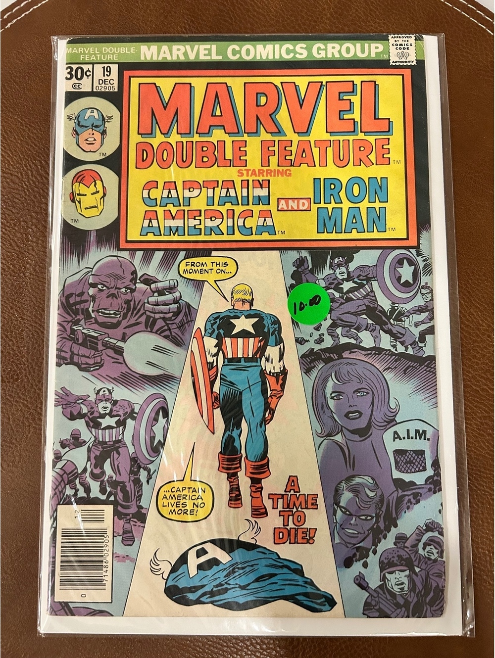 Marvel Double Feature Starring Captain America and Iron Man Comic Book #19